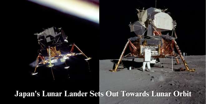 Japan's Lunar Lander Sets Out Towards Lunar Orbit
