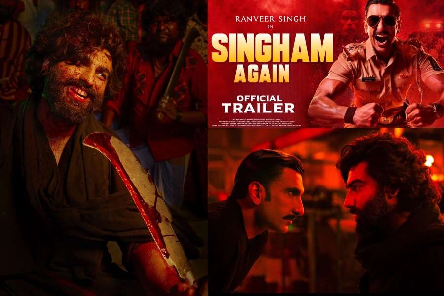 Arjun Kapoor Takes On Villain Role in 'Singham Again' First Look